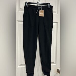 Patagonia Youth Large Micro D Joggers Fleece Kids Boys Girls Black NWT